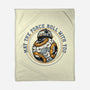 May The Force Roll With You-None-Fleece-Blanket-glitchygorilla