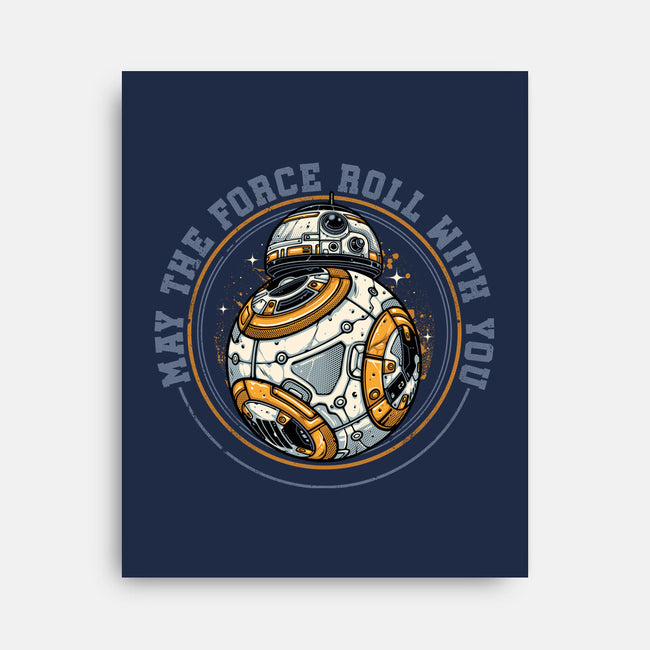 May The Force Roll With You-None-Stretched-Canvas-glitchygorilla