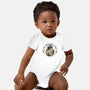 May The Force Roll With You-Baby-Basic-Onesie-glitchygorilla