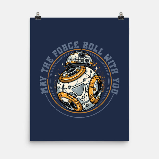 May The Force Roll With You-None-Matte-Poster-glitchygorilla