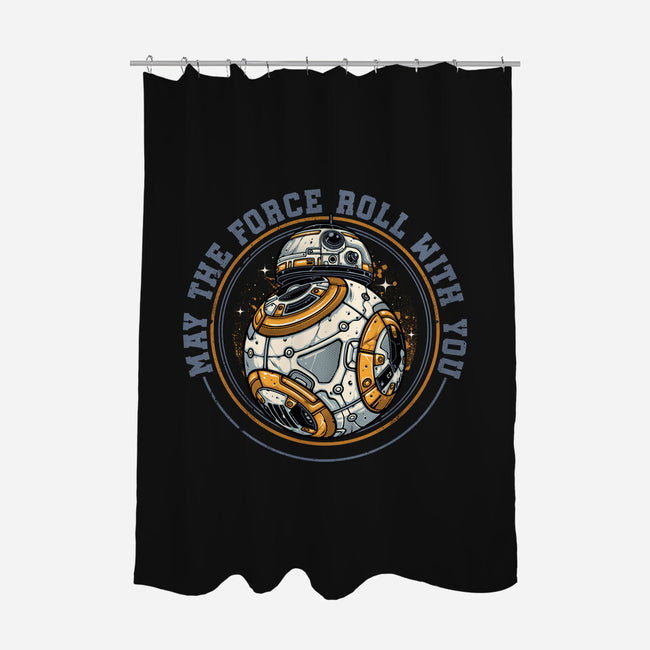 May The Force Roll With You-None-Polyester-Shower Curtain-glitchygorilla