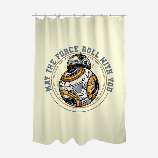 May The Force Roll With You-None-Polyester-Shower Curtain-glitchygorilla