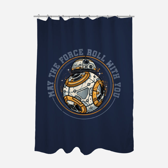 May The Force Roll With You-None-Polyester-Shower Curtain-glitchygorilla