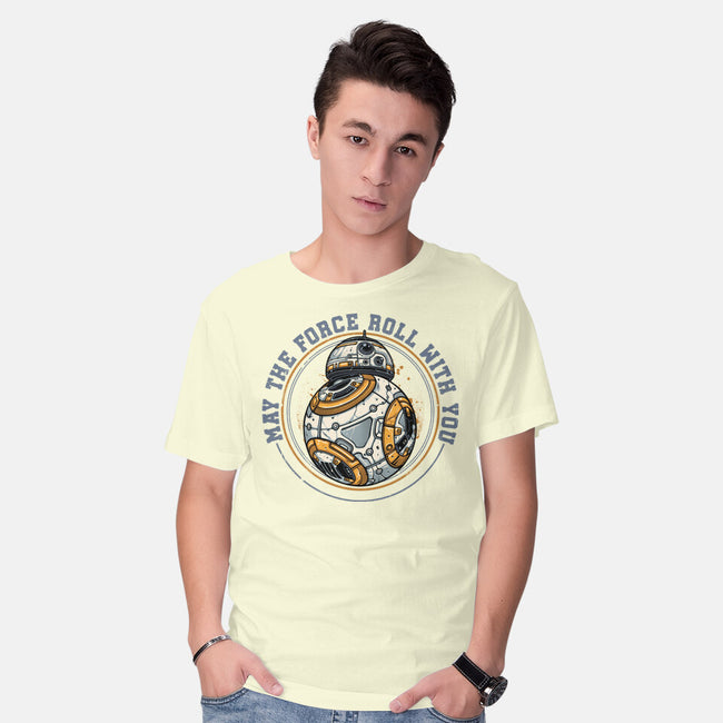 May The Force Roll With You-Mens-Basic-Tee-glitchygorilla