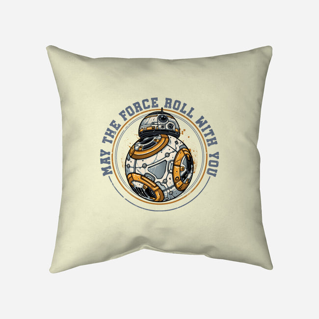 May The Force Roll With You-None-Removable Cover w Insert-Throw Pillow-glitchygorilla