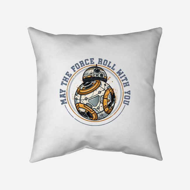 May The Force Roll With You-None-Removable Cover w Insert-Throw Pillow-glitchygorilla