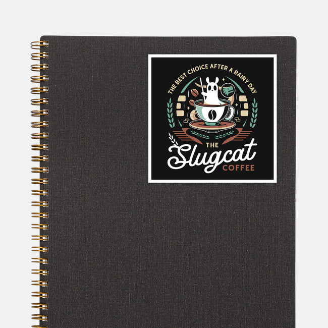 Slugcat Coffee Emblem-None-Glossy-Sticker-LAGELANTEE