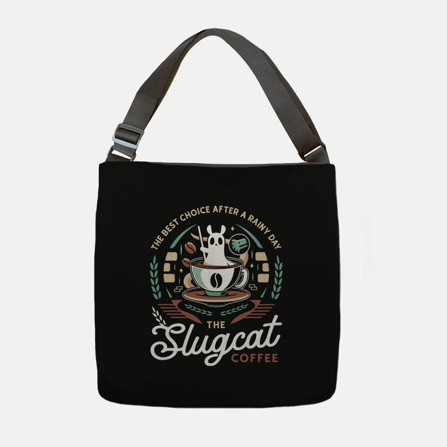 Slugcat Coffee Emblem-None-Adjustable Tote-Bag-LAGELANTEE