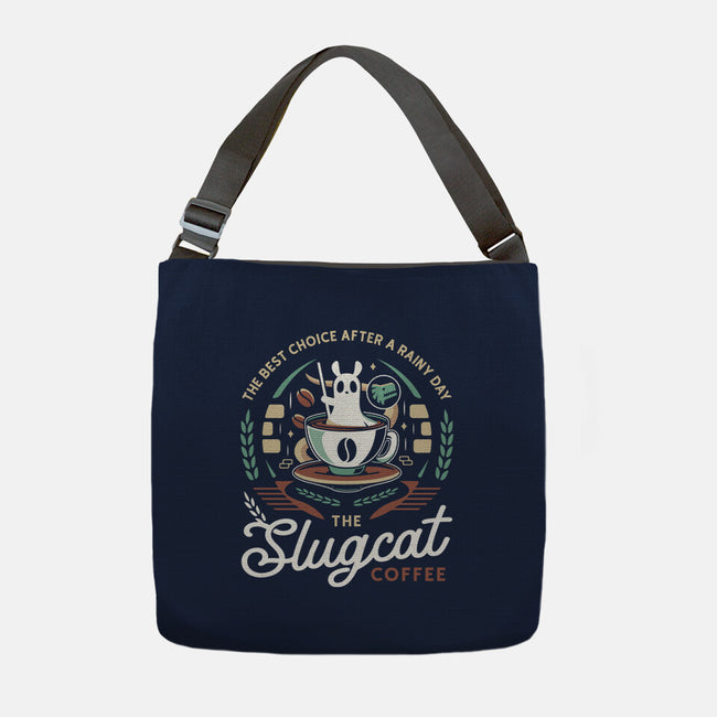 Slugcat Coffee Emblem-None-Adjustable Tote-Bag-LAGELANTEE