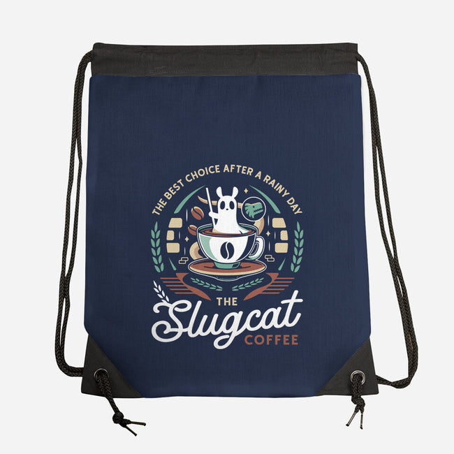 Slugcat Coffee Emblem-None-Drawstring-Bag-LAGELANTEE