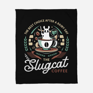 Slugcat Coffee Emblem-None-Fleece-Blanket-LAGELANTEE