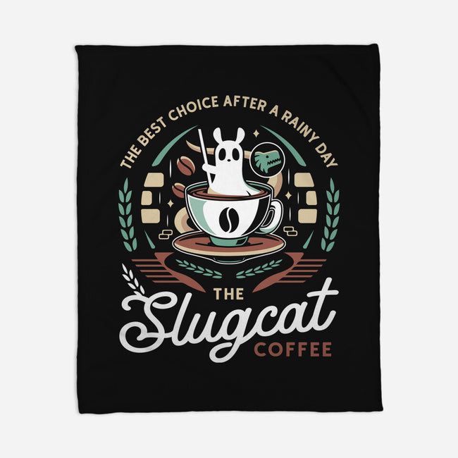 Slugcat Coffee Emblem-None-Fleece-Blanket-LAGELANTEE