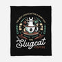 Slugcat Coffee Emblem-None-Fleece-Blanket-LAGELANTEE