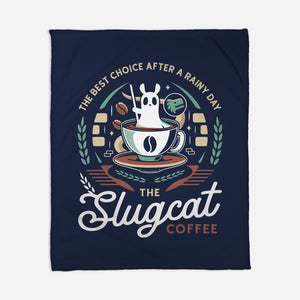 Slugcat Coffee Emblem-None-Fleece-Blanket-LAGELANTEE