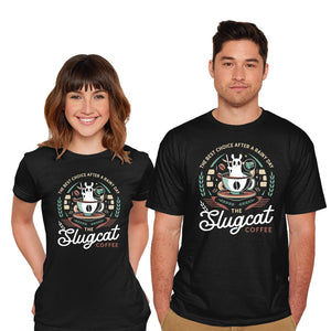 Slugcat Coffee Emblem-Mens-Basic-Tee-LAGELANTEE