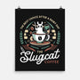 Slugcat Coffee Emblem-None-Matte-Poster-LAGELANTEE