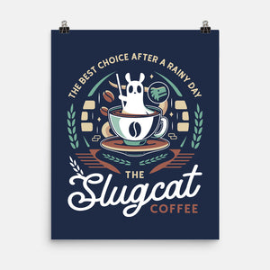 Slugcat Coffee Emblem-None-Matte-Poster-LAGELANTEE
