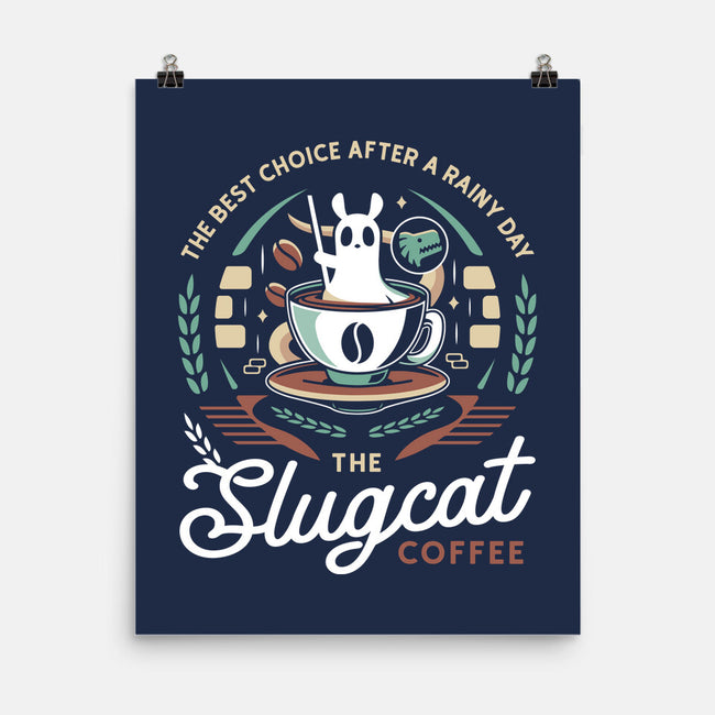 Slugcat Coffee Emblem-None-Matte-Poster-LAGELANTEE