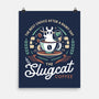Slugcat Coffee Emblem-None-Matte-Poster-LAGELANTEE