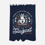 Slugcat Coffee Emblem-None-Polyester-Shower Curtain-LAGELANTEE