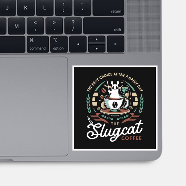 Slugcat Coffee Emblem-None-Glossy-Sticker-LAGELANTEE