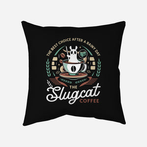 Slugcat Coffee Emblem-None-Removable Cover w Insert-Throw Pillow-LAGELANTEE