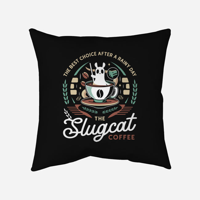 Slugcat Coffee Emblem-None-Removable Cover w Insert-Throw Pillow-LAGELANTEE