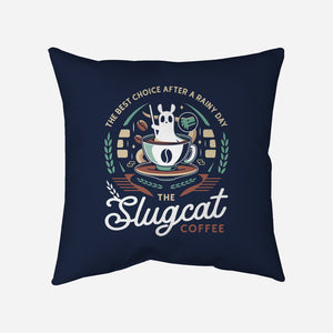 Slugcat Coffee Emblem-None-Removable Cover w Insert-Throw Pillow-LAGELANTEE