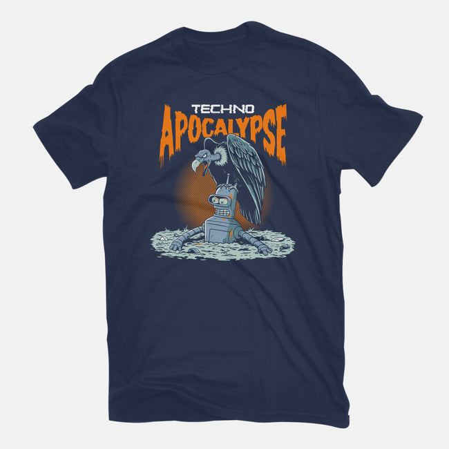 Techno Apocalypse-Womens-Fitted-Tee-P1yu5h