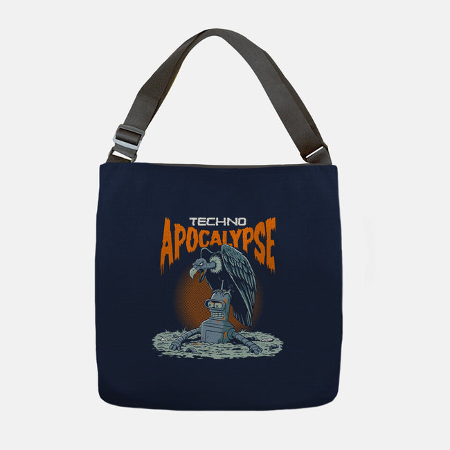 Techno Apocalypse-None-Adjustable Tote-Bag-P1yu5h