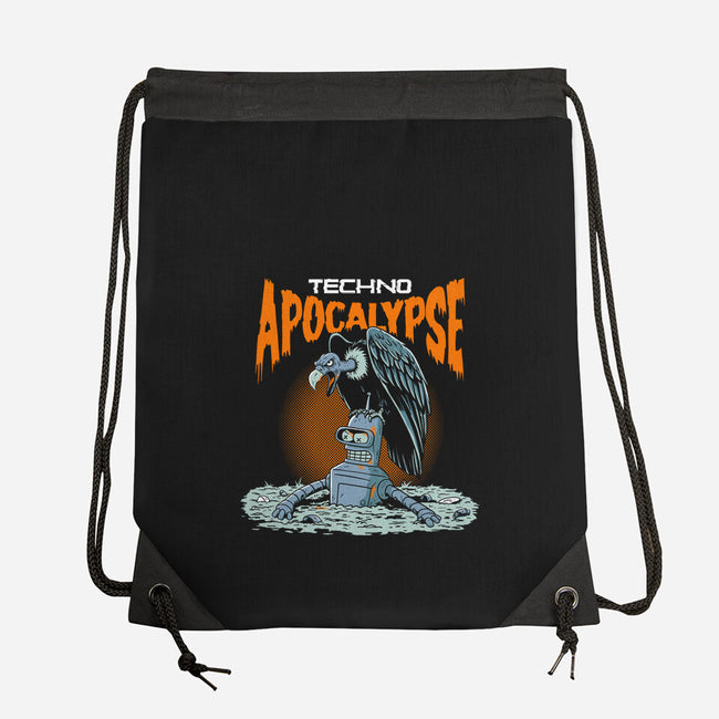 Techno Apocalypse-None-Drawstring-Bag-P1yu5h