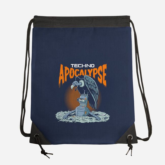 Techno Apocalypse-None-Drawstring-Bag-P1yu5h