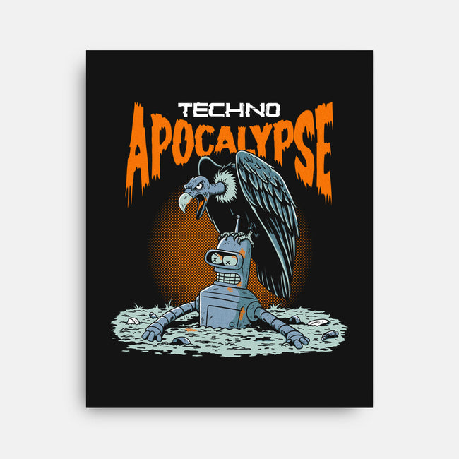 Techno Apocalypse-None-Stretched-Canvas-P1yu5h