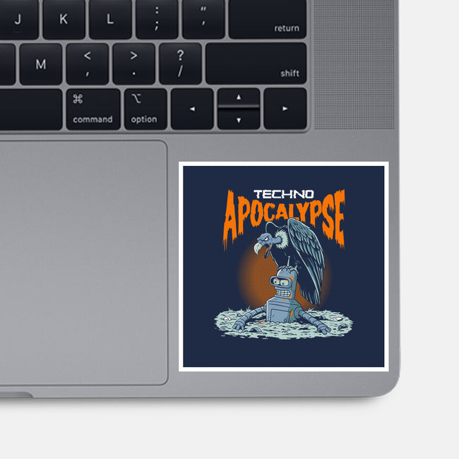 Techno Apocalypse-None-Glossy-Sticker-P1yu5h
