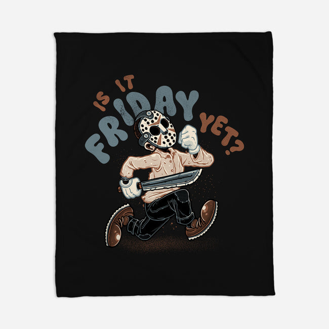 Is It Slasher Friday Yet-None-Fleece-Blanket-glitchygorilla