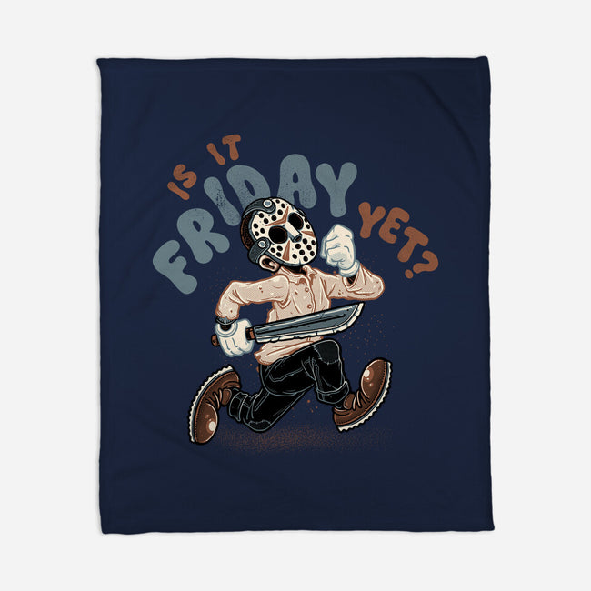 Is It Slasher Friday Yet-None-Fleece-Blanket-glitchygorilla