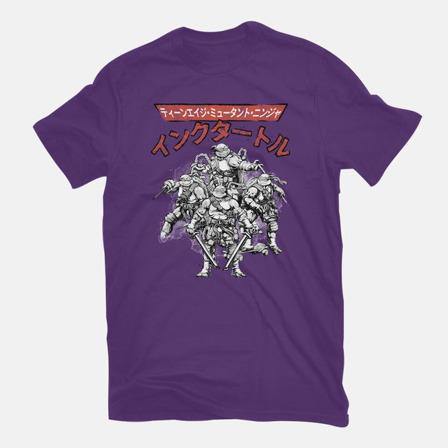 Ninja Squad Sumi-E-Mens-Premium-Tee-Astrobot Invention