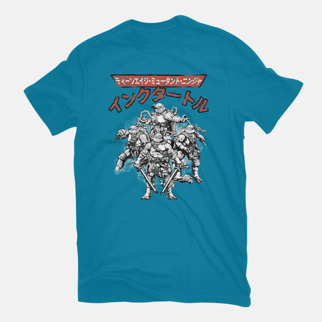Ninja Squad Sumi-E-Mens-Premium-Tee-Astrobot Invention