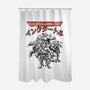 Ninja Squad Sumi-E-None-Polyester-Shower Curtain-Astrobot Invention