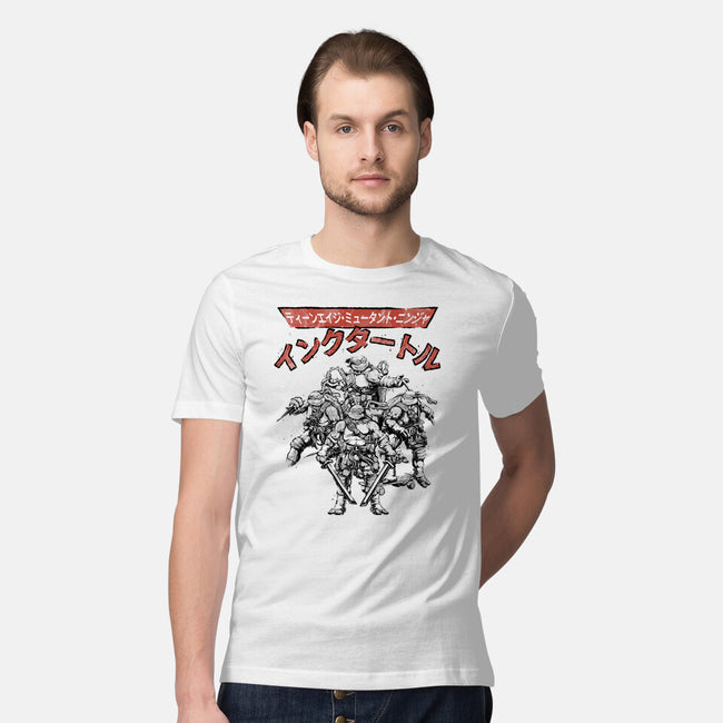 Ninja Squad Sumi-E-Mens-Premium-Tee-Astrobot Invention