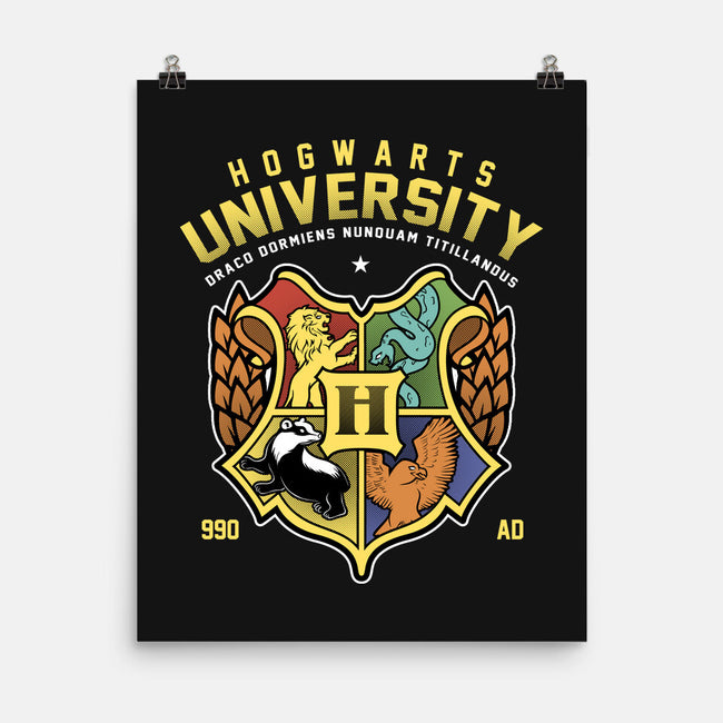Hogwarts University-None-Matte-Poster-Astrobot Invention
