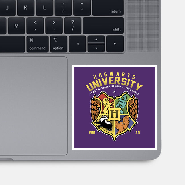 Hogwarts University-None-Glossy-Sticker-Astrobot Invention