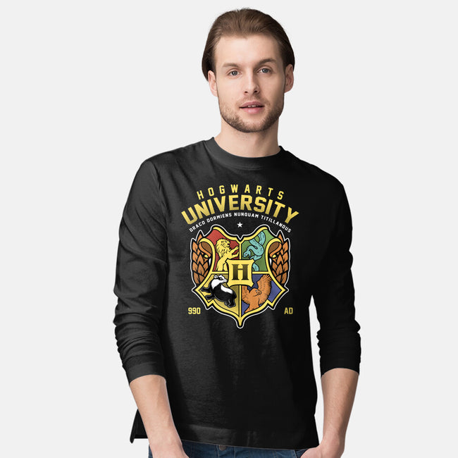 Hogwarts University-Mens-Long Sleeved-Tee-Astrobot Invention