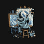 Painting Wizard-Mens-Basic-Tee-glitchygorilla