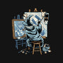 Painting Wizard-Youth-Crew Neck-Sweatshirt-glitchygorilla