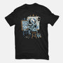 Painting Wizard-Womens-Fitted-Tee-glitchygorilla
