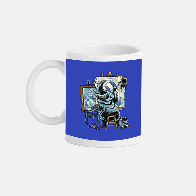 Painting Wizard-None-Mug-Drinkware-glitchygorilla