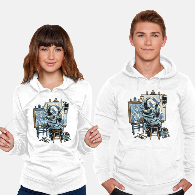 Painting Wizard-Unisex-Pullover-Sweatshirt-glitchygorilla