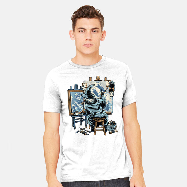 Painting Wizard-Mens-Heavyweight-Tee-glitchygorilla