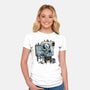 Painting Wizard-Womens-Fitted-Tee-glitchygorilla